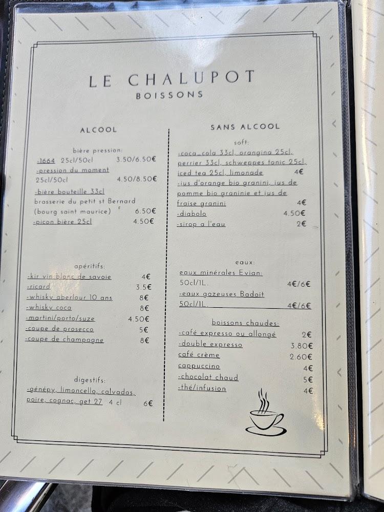le chalupot - Menu Image 1