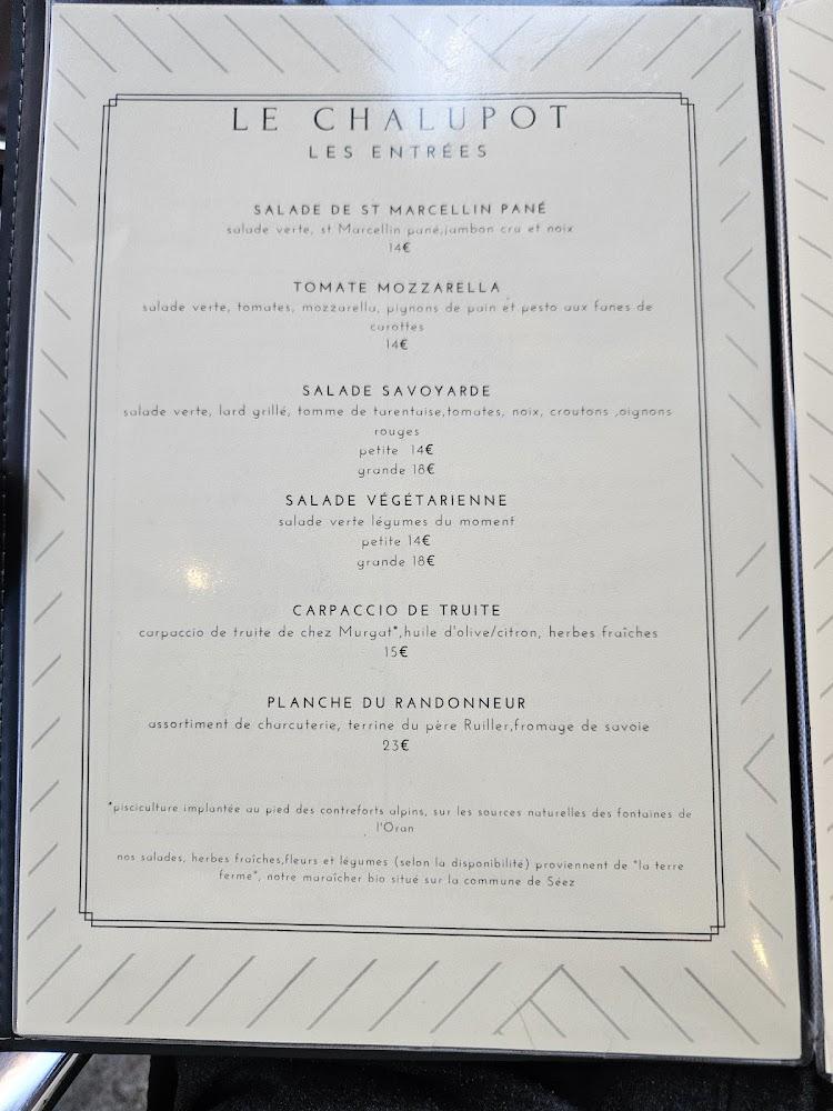 le chalupot - Menu Image 2